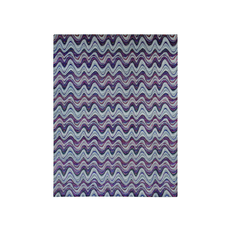 Tapis ivoire en laine noué à la main de 9 pi x 11 pi 10 po 50777048F0084F97A06BB0086D378616