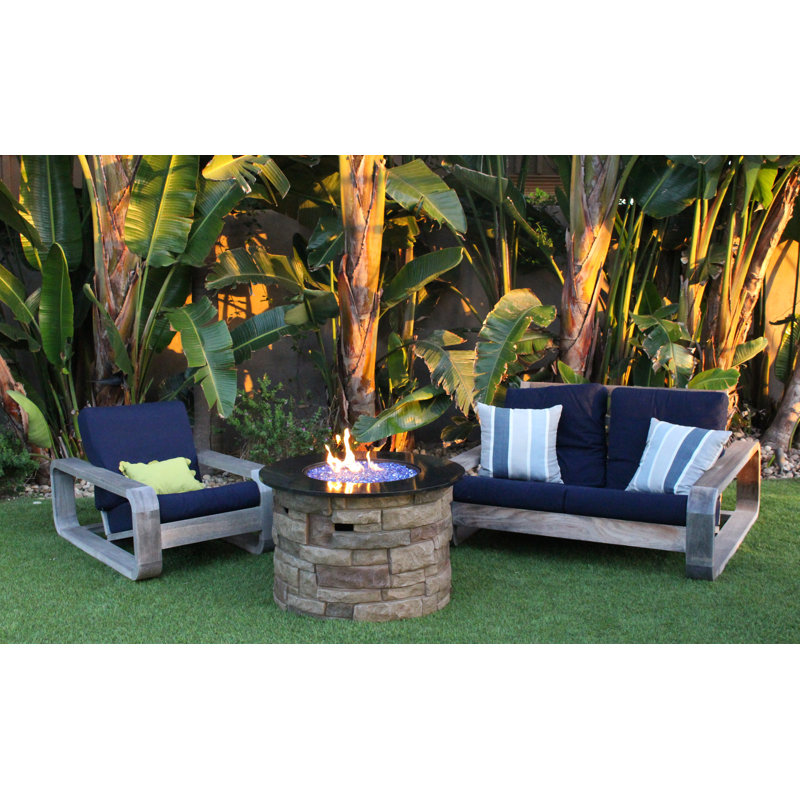 Cobalt Blue Extra Small Landscape Fire Glass, 25 lb Bag