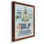 «Blue Bath I», peinture sur toile encadrée-61336669-61336674