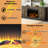 Tobias Rustic Oak Finish Fireplace With 2 Storage Drawers