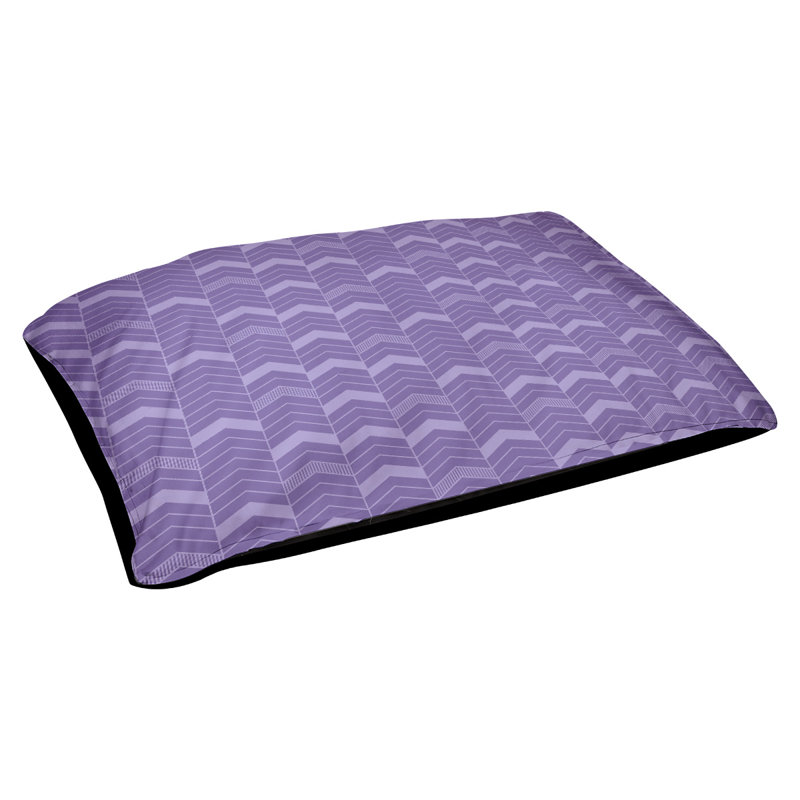 Coussin de concepteur lineed Chelan, Petit (L 28 po x l 18 po), Mauve