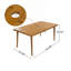 Table de salle à manger d'extérieur