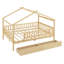 Lit en bois avec 2 tiroirs