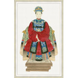 Statuette 2' Framed Print on Glass