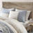 DKNY Pure Recycled Cotton Color-Block Duvet Set Blue-91943494