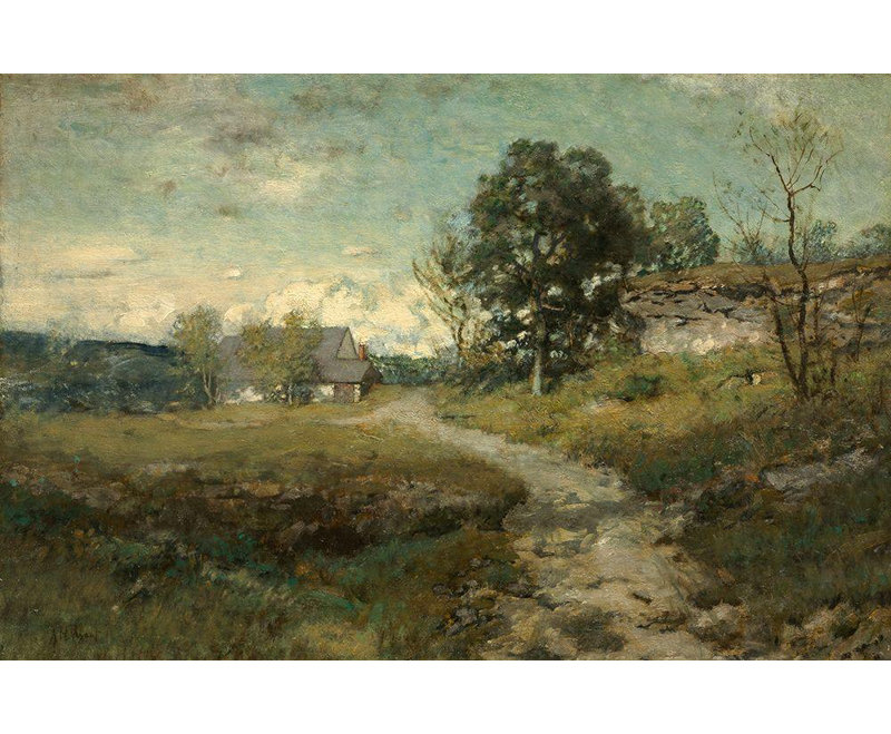 «Lark Manor ™» par Wyant, Alexander H., reproduction d'art sur toile sous le titre: Paysage d'Arkville, H 33 po x l 48 po