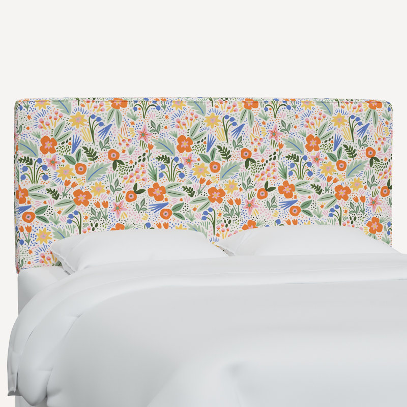Elly Headboard, Queen, Rpc Merida Multi Linen