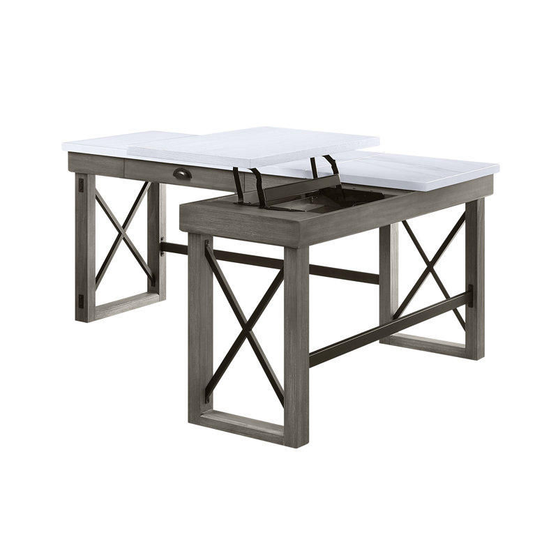 Bureau d'écriture avec plateau relevable