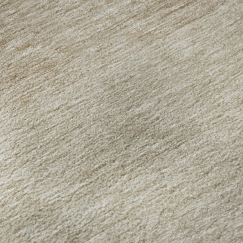 Premium Machine Washable Prisco Beige Rug, Round 8'