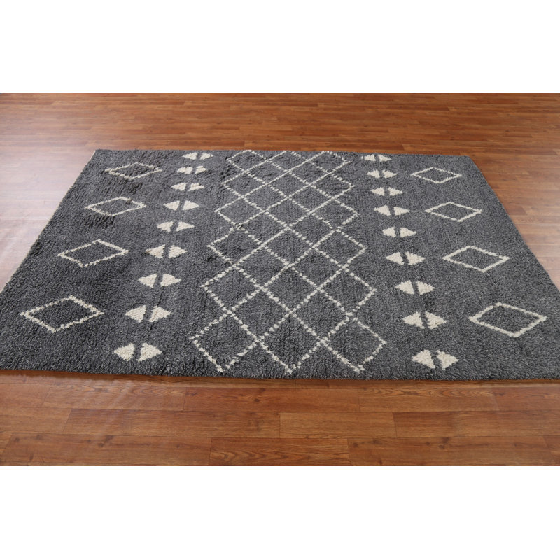 One-of-a-Kind 5' 1'' X 7' 5'' New Age Wool Area Rug in
