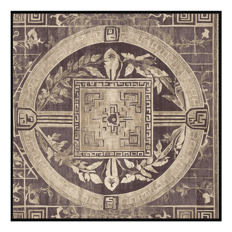 Minotaur's Labyrinth Rug, Square 3'