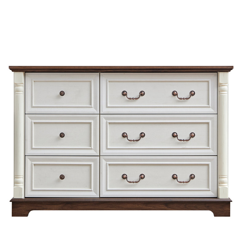 Commode 6 tiroirs style campagnard