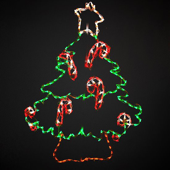 Plastic and Steel Christmas Outdoor Lights