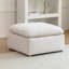 Repose-pieds en velours côtelé avec coussin-302033069