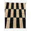Tapis noir et blanc Ousley