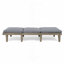 WOOD CHAISE LOUNGE W/ CUSHION-634247303-634247300