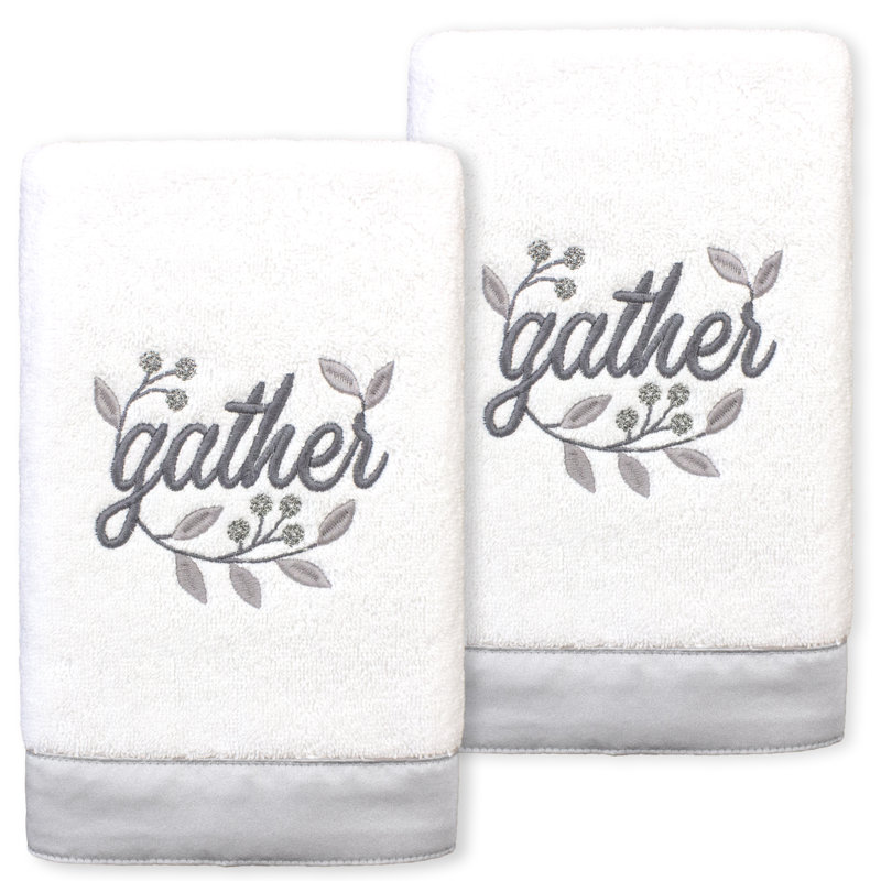  Turkish Cotton Hand Towel, White