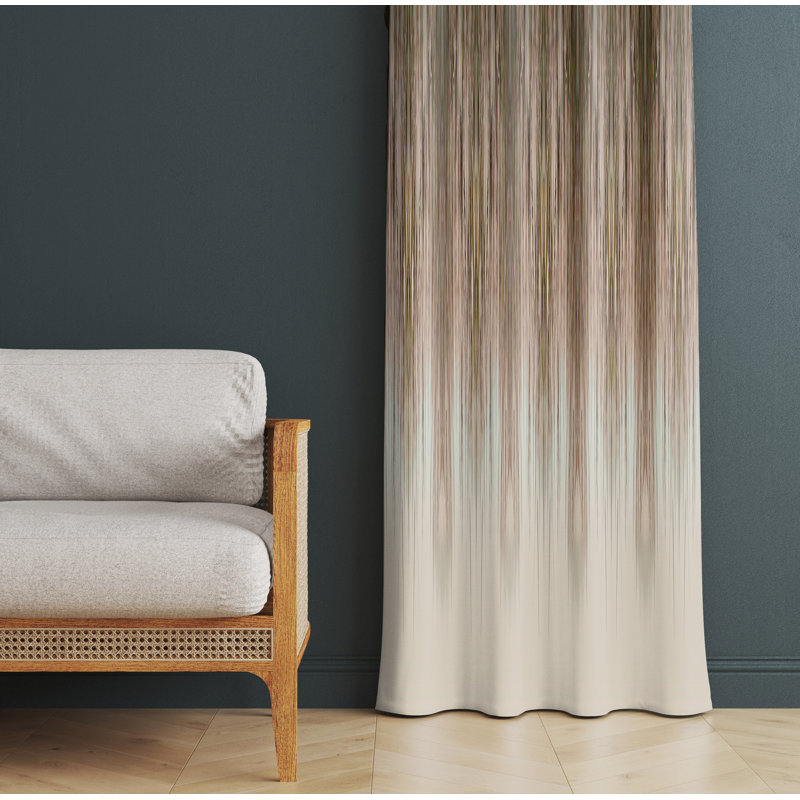 Semi Sheer Curtain Panel Pair, 20" W x 61" L