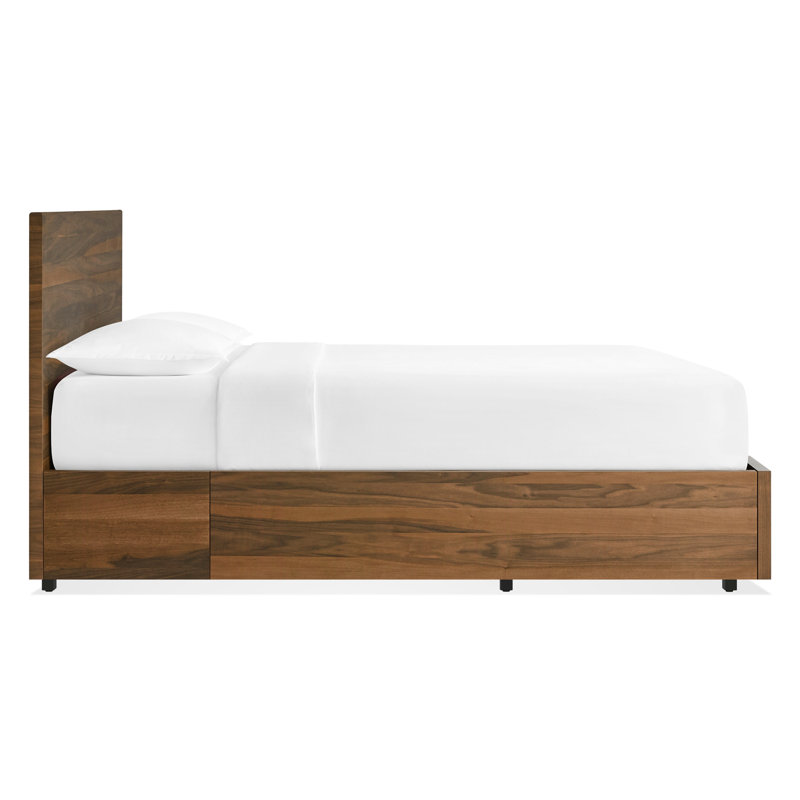Homecoming Solid Wood Bed, Walnut, Queen