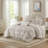 Premium King Bedding Sets, Polyester Jacquard Farmhouse Style For Home