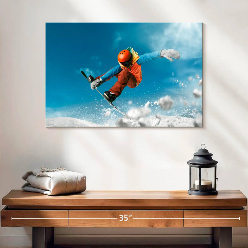 Sireci Snowboard Grab, 16" H x 24" W
