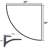 Emerald Lee Glass Corner Shelf-1955390372