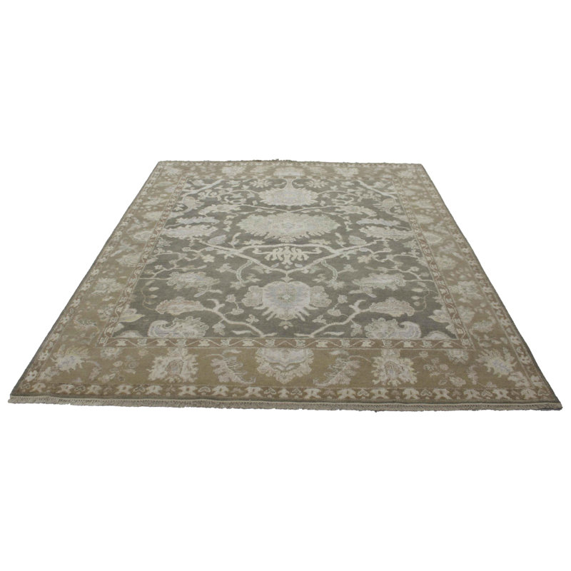 Oriental Area Rug in Light Green