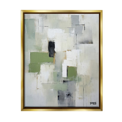 "Subtle Gray Shapes" par RB sur toile