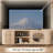 65 Inch Modern TV Stand, Fluted Media Console With Faux Marble Top-783899663