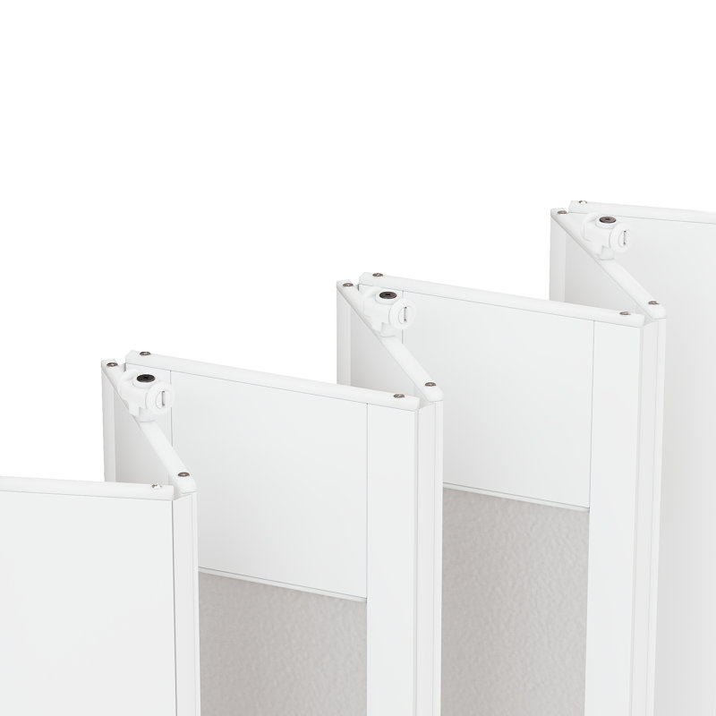 Porte accordéon 80 po à panneaux en PVC / vinyle, 48 po x 80 po