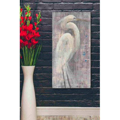 «Coastal Egret I Legs» par Albena Hristova, art mural sur toile