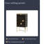 Commode d'appoint Gold Wire Ebony