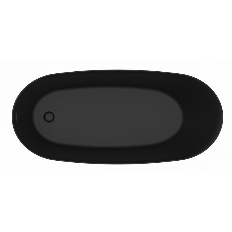 Blackowl 68'' x 32'' Freestanding Soaking Bathtub