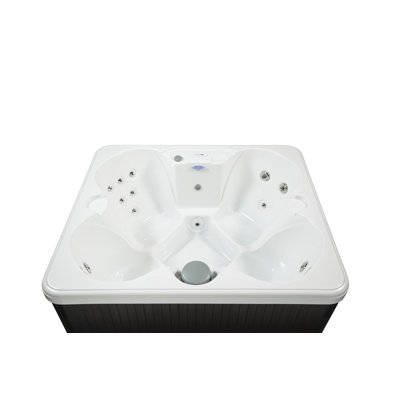 Hudson Bay Spas 110 Volt 4 Person 14 - Jet Acrylic Rectangle Plug And Play Hot Tub
