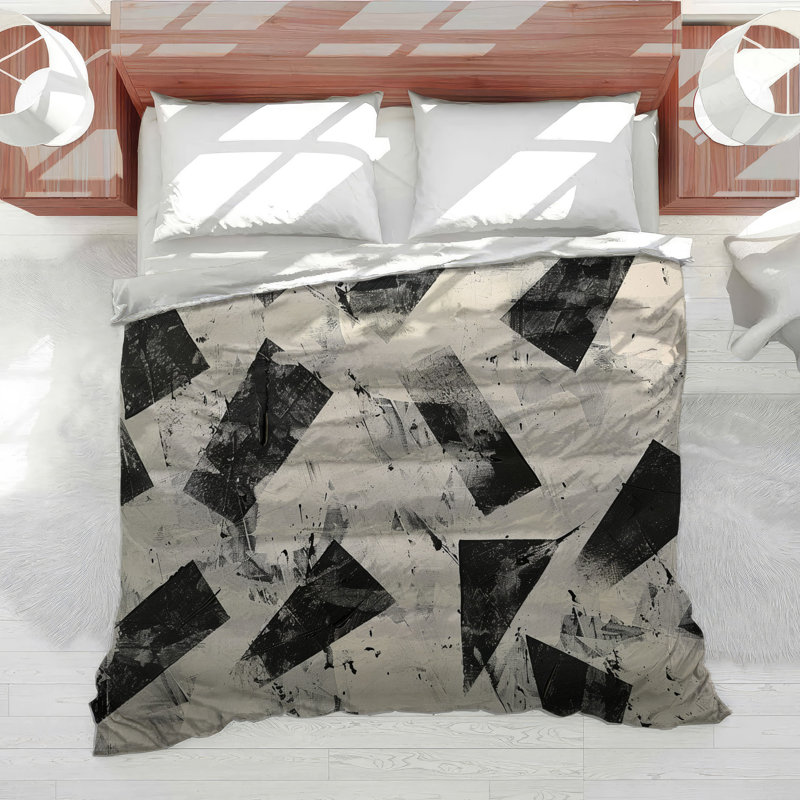 Geometric Shapes AbstractCotton Blend Comforter, Twin Extra Long Comforter