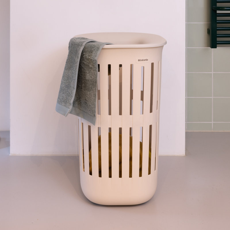 Brabantia Collect-it Laundry Basket 55l, Set Of 2 , Soft Beige
