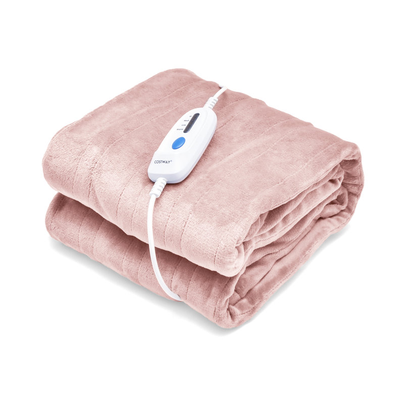 Ingomar Heated Blanket, 130 x 180 Cm, Pink