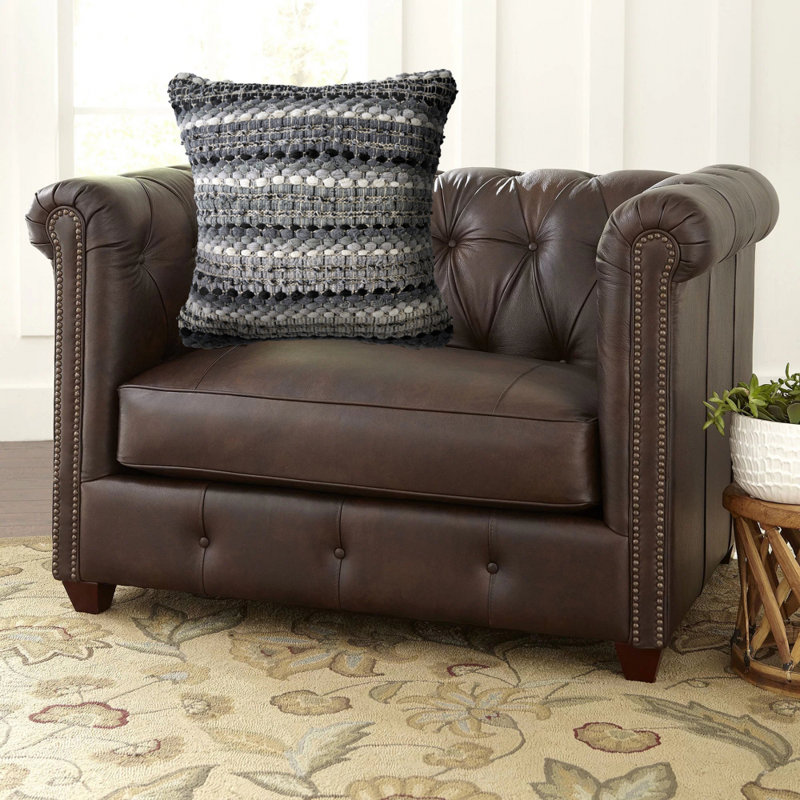 Housse de coussin décoratif Boho, Noir/gris
