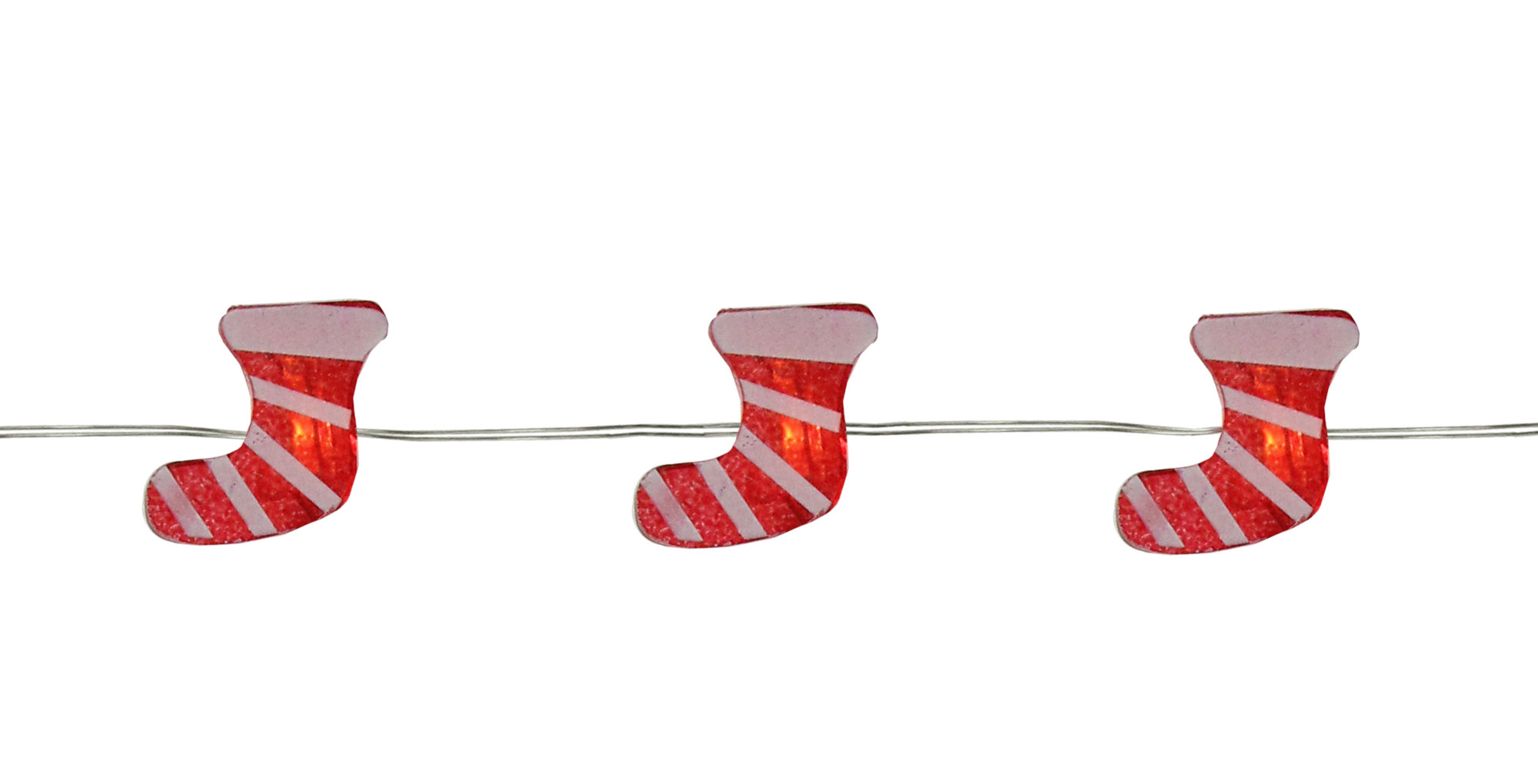 Northlight Seasonal 20 Warm White and Red LED Fairy Mini Christmas