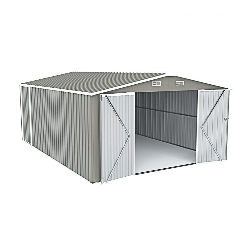 Remise de rangement extérieure, Gris clair