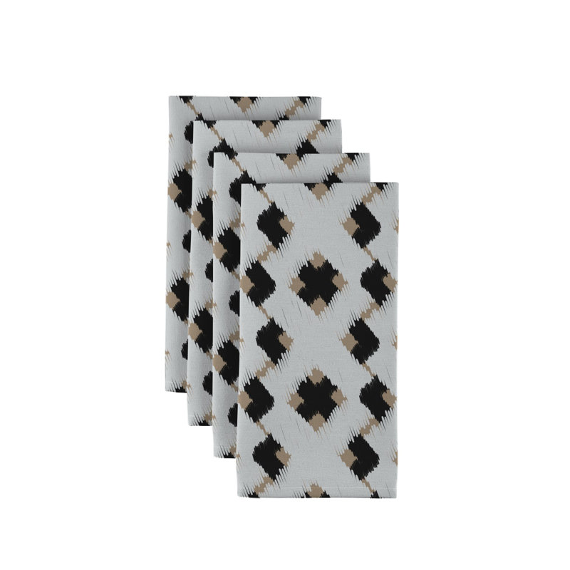 Polyester Geometric Square Napkin