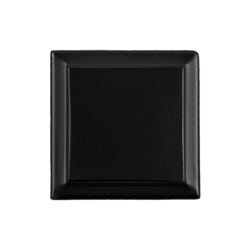 Facette Square Knob, Matte Black