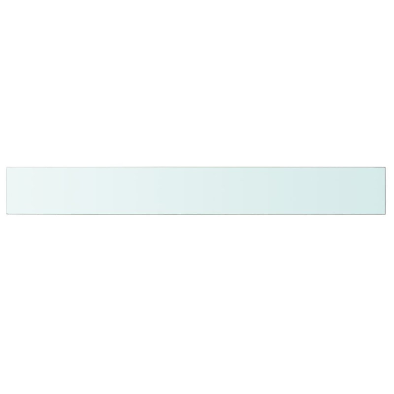 Zaynab 2 Piece Glass Floating Shelf, 0.8cm H x 100cm W x 12cm D