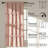 Thermal Insulated Blackout Curtains With Boho Ruched Design And Handcrafted Butterfly Flowers, Rod Pocket Drapes For Light Blocking, Noise Reduction, And Privacy-1976903689-1976903688-1976903909