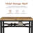3 Piece Dining Table Set For 2 With Built-In Storage Rack, Small Wooden Kitchen Table With 2 Backrest Chairs, Farmhouse Square Dinette Set For Small Space Dining Room, Breakfast Nook, Apartment-1101726342