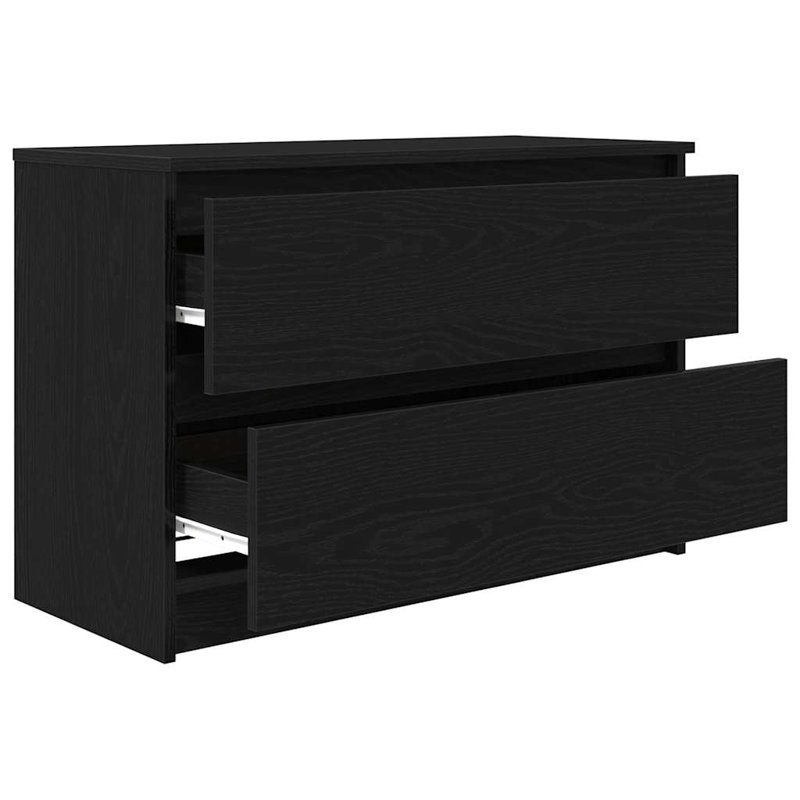  TV Cabinet 35x54 Cm Engineered Wood, 80 cm, Black