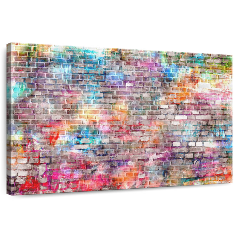 Mur de briques colorées Lilie