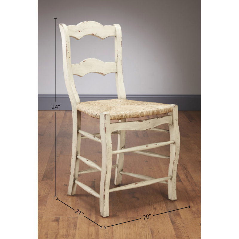 Drakos 24" Bar Stool, Parchment