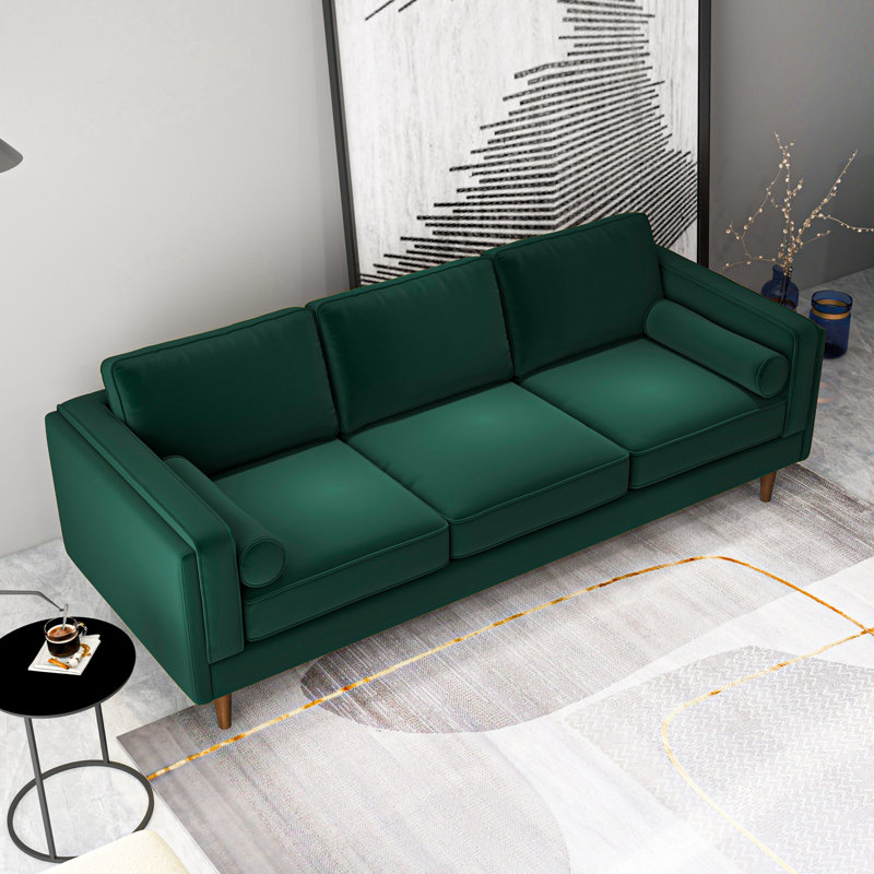 Velours vert foncé