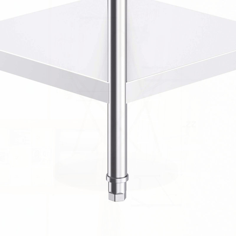 Stainless Steel Work Table, 30 X 36 X 26 Inch Commercial Food Prep Worktable